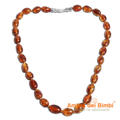 Naszyjnik terapeutyczny dla Mamy kolor Koniak