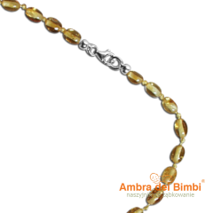 Naszyjnik terapeutyczny dla Mamy kolor Cytryna